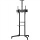 Goobay Floor stand | 59508 TV Presentation Stand Pro (Size L) | Adjustable Height, Tilt | 37-70 