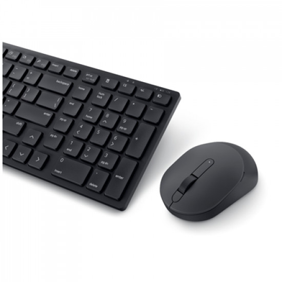 Dell | Silent Keyboard and Mouse | KM555 | Keyboard and Mouse Set | Wireless | US International (QWERTY) | Black | 2.4 GHz, Bluetooth 5.1 | Wireless connection