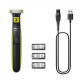 Philips Shaver | QP2724/10 OneBlade | Operating time (max) 45 min | Wet & Dry | NiMH | Black/Lime