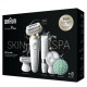 Braun Epilator | SES9-481 Silk pil 9 Flex 3D | Operating time (max) 50 min | Number of power levels 2 | Wet & Dry | White/Gold