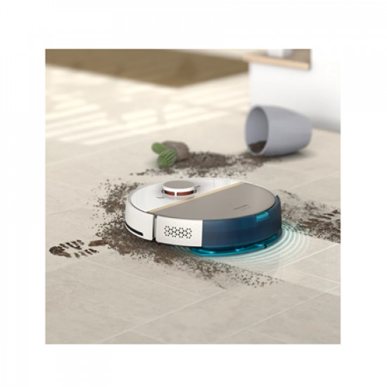 Philips | Cleaning Robot | XU7000/02 HomeRun 7000 Series Aqua | Wet&Dry | Operating time (max) 180 min | Lithium ion | 5200 mAh | Dust capacity 0.3 L | 5000 Pa | White/Gold