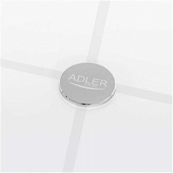 Adler Smart Bathroom Scale | AD 8187 | Maximum weight (capacity) 180 kg | Accuracy 100 g | Body Mass Index (BMI) measuring | White