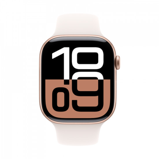 Apple Watch Series 10 | Smart watch | GPS (satellite) | Always-On Retina | Waterproof | Rose Gold