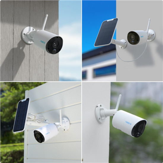 Reolink | Battery Wi-Fi Security Camera with Solar Panel | Argus Series B320 | Bullet | 3 MP | Fixed lens | IP65 | H.264 | Micro SD, Max. 128 GB