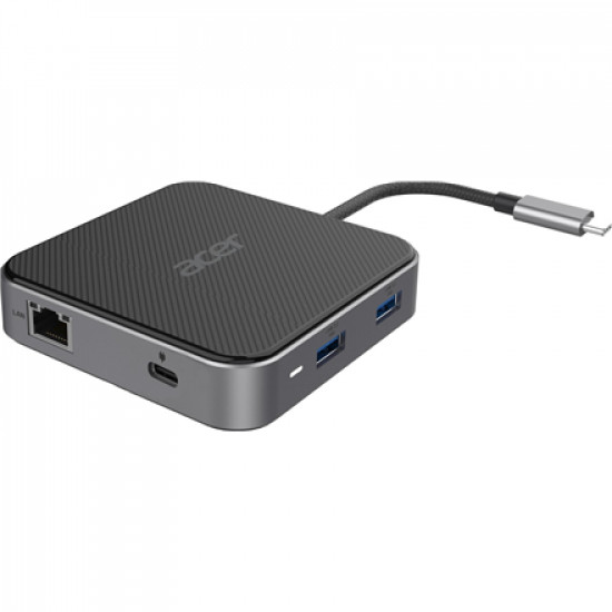 Acer 7-in-1 USB Type-C Dock | Ethernet LAN (RJ-45) ports 1 | DisplayPorts quantity 1 | HDMI ports quantity 1