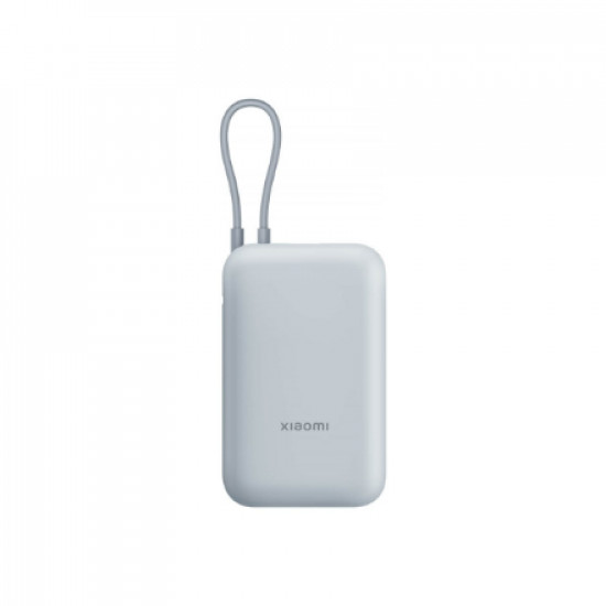 Xiaomi Power Bank (Integrated Cable) | 10000 mAh | USB-A/USB-C/USB-C cable | Ice Blue