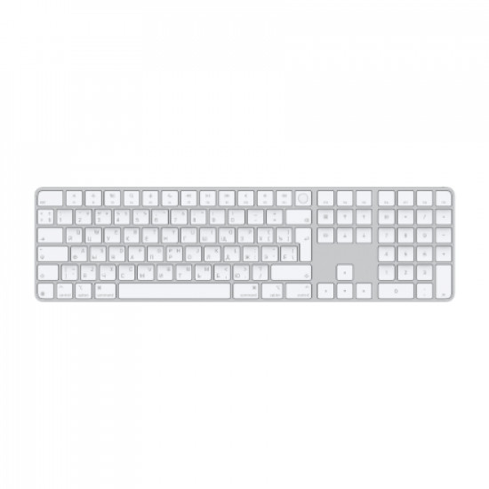 Apple Magic Keyboard with Touch ID and Numeric Keypad for Mac models with Apple silicon - Russian - White Keys | Apple