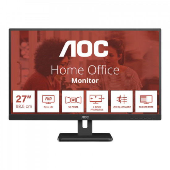 AOC | Monitor | 27E3UM/BK | 27 