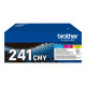 Brother TN241CMY | Toner Multipack | Cyan, Magenta, Yellow