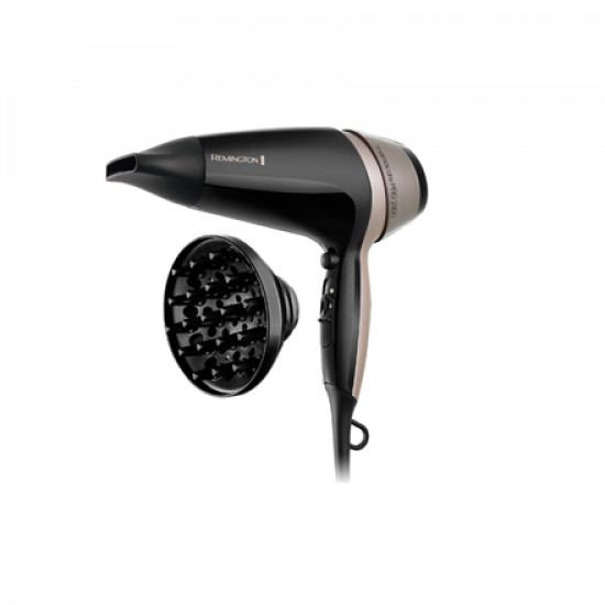 Remington | Hair Dryer | Thermacare PRO 2300 D5715 | 2300 W | Number of temperature settings 3 | Ionic function | Diffuser nozzle | Black