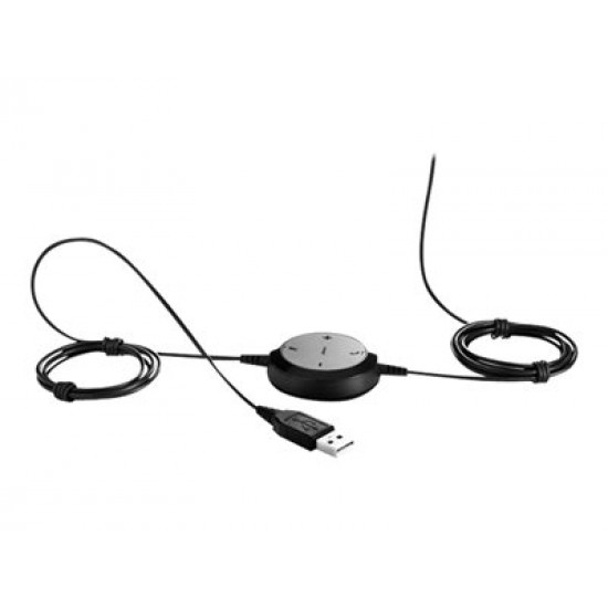 JABRA EVOLVE 20 MS Stereo USB Headband Noise cancelling USB connector with mute-button and volume control on the cord