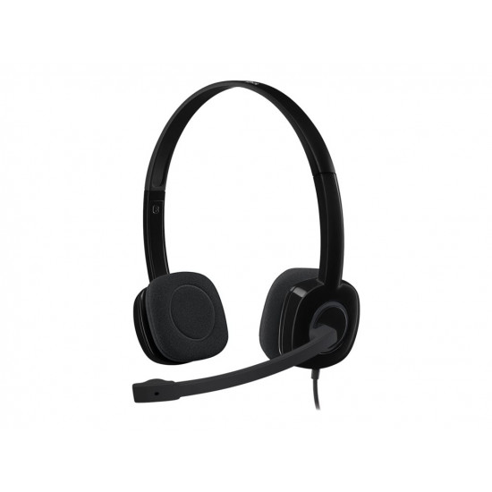 HEADSET STEREO H151/BLACK 981-000589 LOGITECH