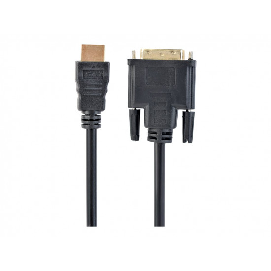 GEMBIRD HDMI to DVI male-male cable with gold-plated connectors 1.8m bulk package