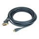 GEMBIRD HDMI to DVI male-male cable with gold-plated connectors 1.8m bulk package