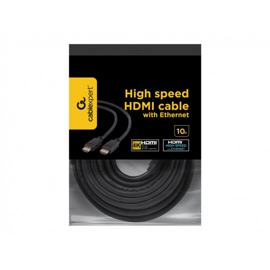 Gembird 10m HDMI M/M HDMI cable HDMI Type A (Standard) Black