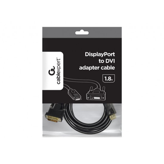 GEMBIRD CC-DPM-DVIM-6 cable Displayport M - DVI-D 24+1 1.8m