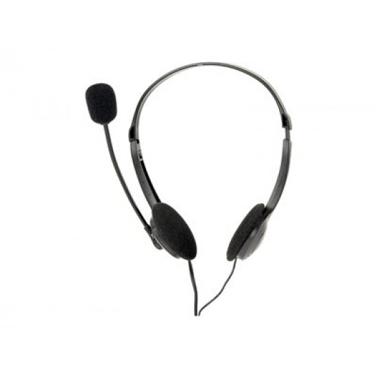 HEADSET STEREO/BLACK MHS-123 GEMBIRD