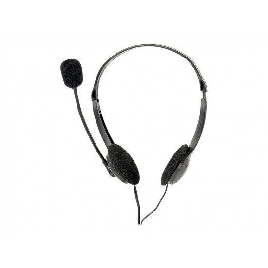 HEADSET STEREO/BLACK MHS-123 GEMBIRD