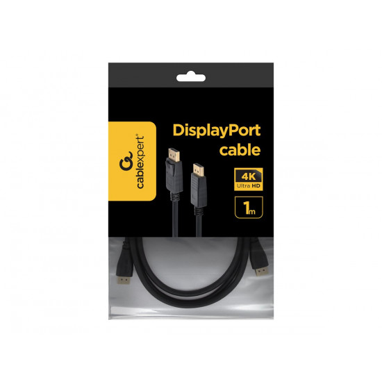 GEMBIRD CC-DP-1M cable DISPLAYPORT v1.2 M/M 1m GOLD