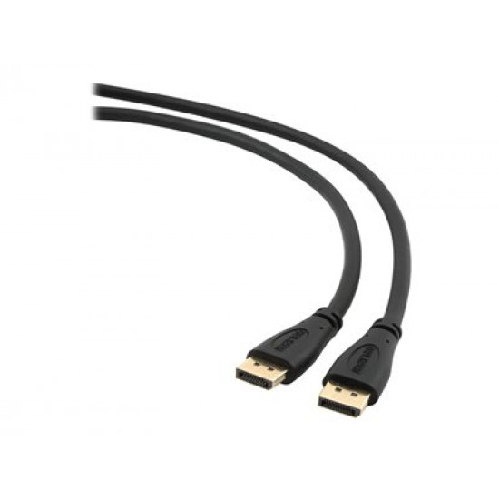 GEMBIRD CC-DP-1M cable DISPLAYPORT v1.2 M/M 1m GOLD