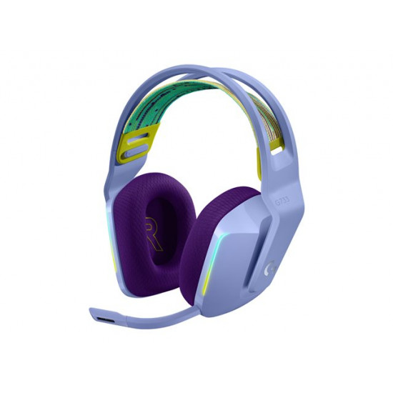 LOGITECH G733 LightSpeed Headset - LILAC - EMEA