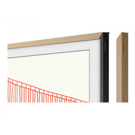 SAMSUNG Frame 43 Teak Modern 2021 90 degree square