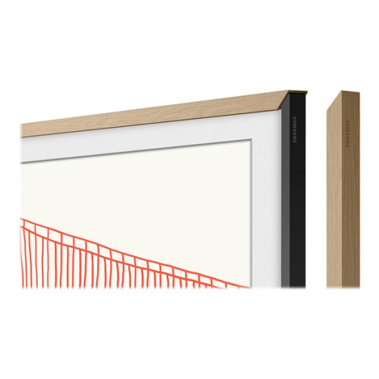 SAMSUNG Frame 43 Teak Modern 2021 90 degree square