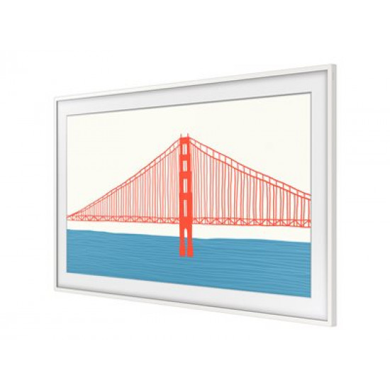 SAMSUNG Frame 50 White Modern 2021 90 degree square