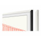 SAMSUNG Frame 65 White Modern 2021 90 degree square