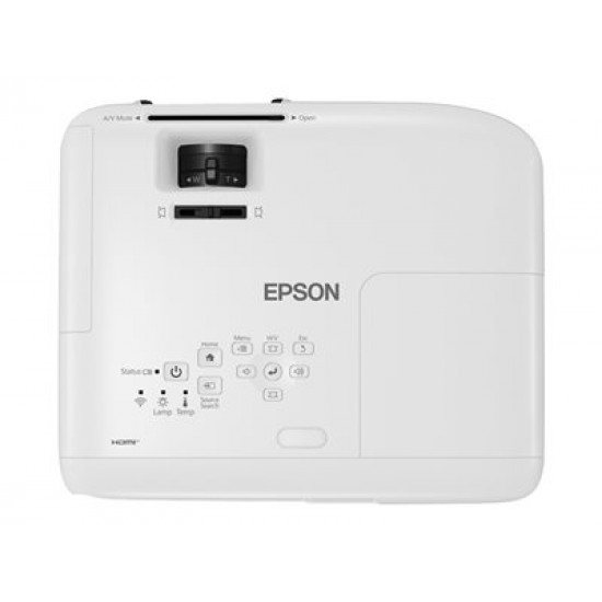 EPSON EH-TW750 Projector 3LCD 1080P 3400lm 2xHDMI Wireless LAN IEEE 802.11b/g/n Miracast