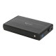 GEMBIRD EE3-U3S-3 HDD external enclosure for 3.5inch SATA - USB 3.0 Aluminium Black