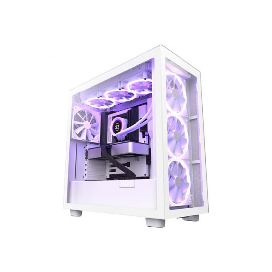 NZXT PC case H7 Elite RGB midi tower white