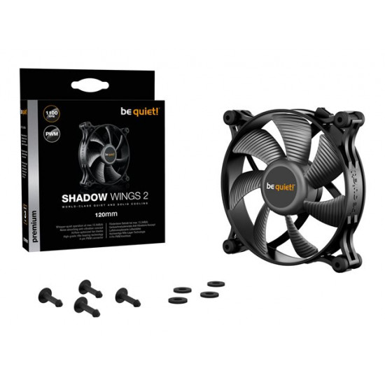 CASE FAN 120MM SHADOW WINGS 2/BL085 BE QUIET