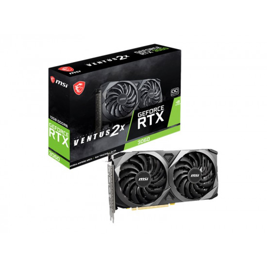 GeForce RTX 3060 VENTUS 2X OC 12GB GDDR6 192bit 3DP/HDMI