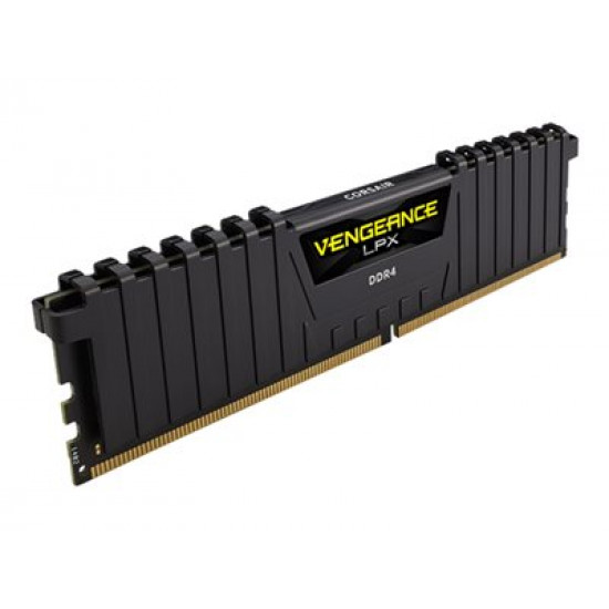 CORSAIR 16GB RAMKit 2x8GB DDR4 3000MHz 2x288Dimm Unbuffered 16-20-20-38 Vengeance LPX Black Heat Spreader 1,35V XMP2.0