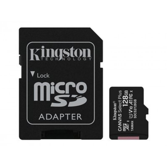 MEMORY MICRO SDXC 128GB UHS-I/W/ADAPTER SDCS2/128GB KINGSTON