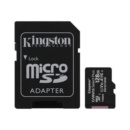 MEMORY MICRO SDXC 128GB UHS-I/W/ADAPTER SDCS2/128GB KINGSTON