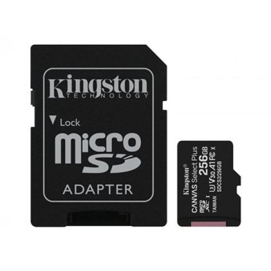 MEMORY MICRO SDXC 256GB UHS-I/W/ADAPTER SDCS2/256GB KINGSTON