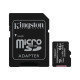 KINGSTON 64GB micSDXC Canvas Select Plus 100R A1 C10 Card + ADP