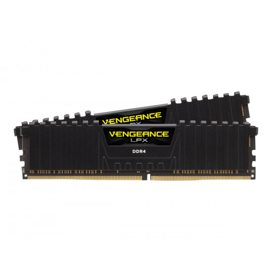 CORSAIR DDR4 3600MHz 32GB 2x288 DIMM Unbuffered 18-22-22-42 Vengeance LPX black Heat spreader 1.35V XMP 2.0 for AMD Ryzen