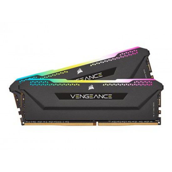 CORSAIR DDR4 16GB 2x8GB 3600Mhz DIMM CL18 VENGEANCE RGB PRO SL Black 1.35V XMP 2.0