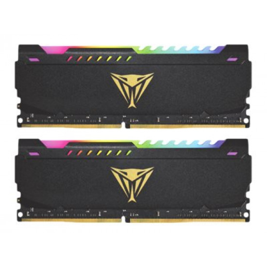 PATRIOT Viper Steel RGB DDR4 32GB 2x16GB 3600MHz w/ Black heatshield Dual Kit