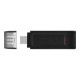 MEMORY DRIVE FLASH USB-C 128GB/DT70/128GB KINGSTON