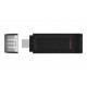 KINGSTON 128GB DATATRAVELER 70 - USB-C FLASH DRIVE