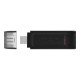 KINGSTON 128GB DATATRAVELER 70 - USB-C FLASH DRIVE