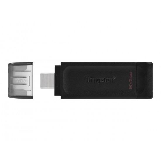 MEMORY DRIVE FLASH USB-C 64GB/DT70/64GB KINGSTON