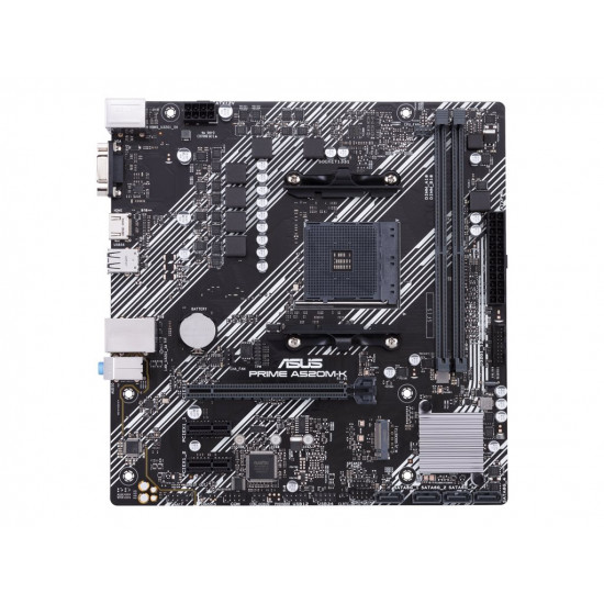 ASUS PRIME A520M-K AMD Socket AM4 for 3rd Gen AMD Ryzen mATX Form Factor DDR4