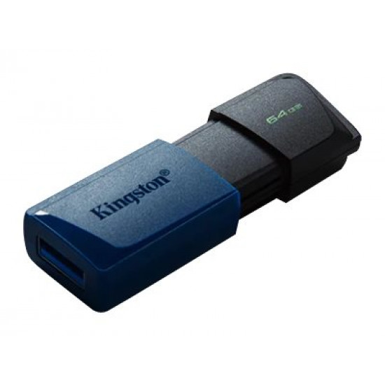 KINGSTON 64GB USB3.2 GEN 1 DATATRAVELER EXODIA M (BLACK + BLUE)