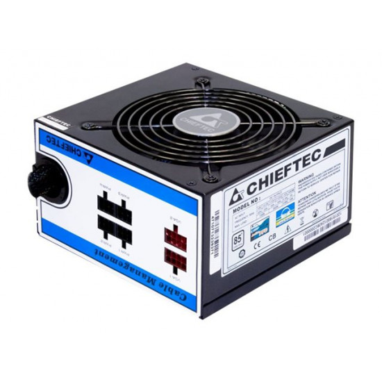 CHIEFTEC 650W PSU, 85+,230V W/CABLE MNG