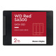 SSD|WESTERN DIGITAL|Red SA500|2TB|SATA 3.0|Write speed 530 MBytes/sec|Read speed 560 MBytes/sec|2,5